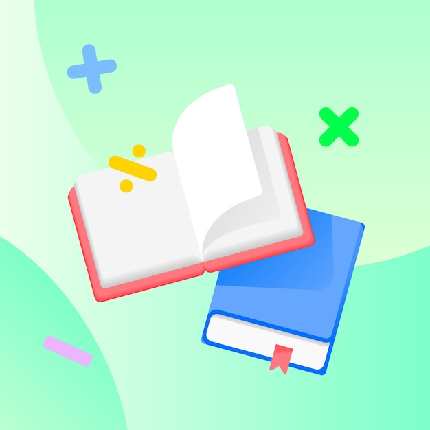 book education bookmark page school illustration