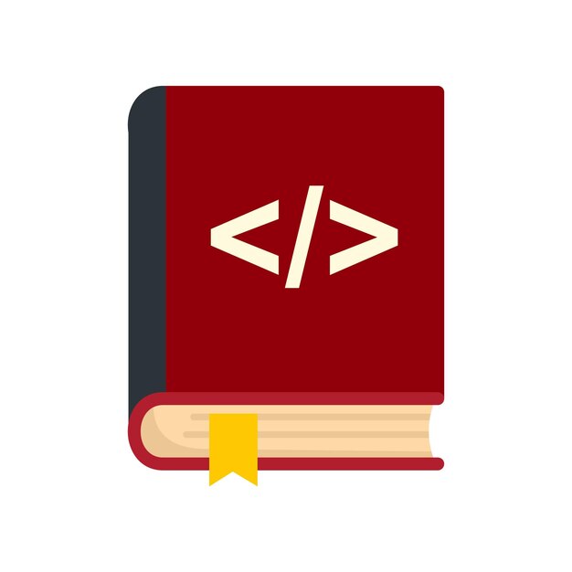 book software testing icon flat illustration of book software testing vector icon isolated on white background