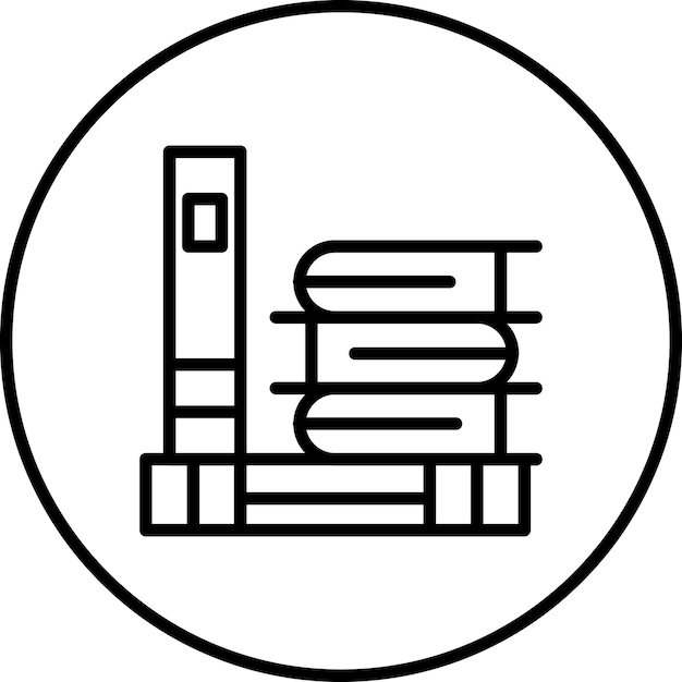 Books vector icon illustration of Education iconset