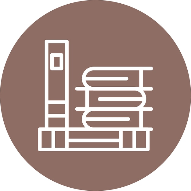 Books vector icon illustration of Education iconset