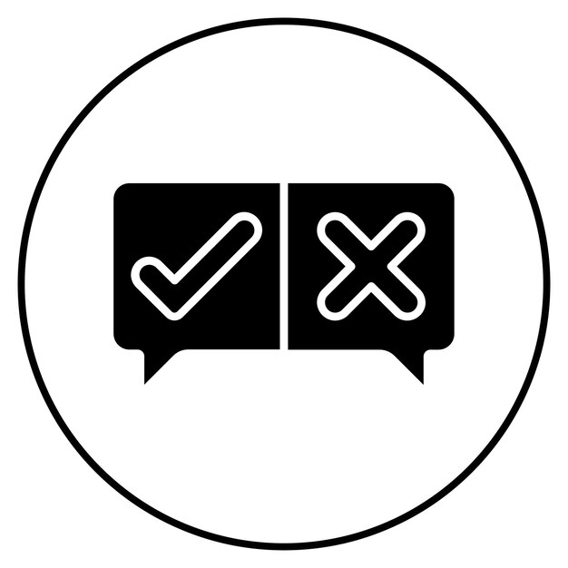 boolean icon vector image can be used for computer science