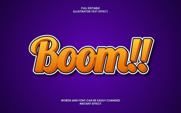 Boom Text Effect