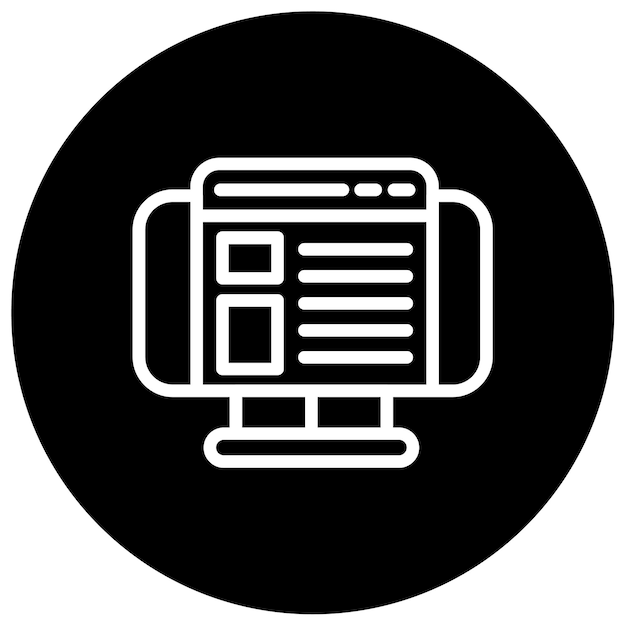 Bowser Layout Vector Illustration