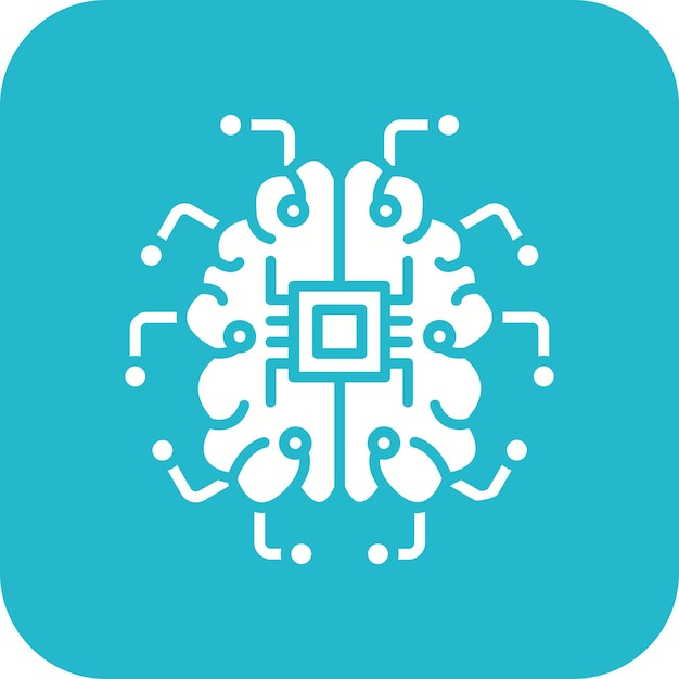 brain circuit icon vector image can be used for artificial intelligence