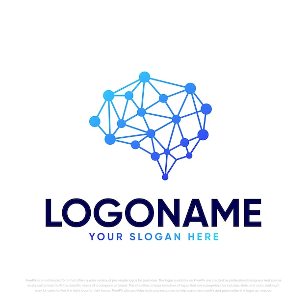 Brain logo design