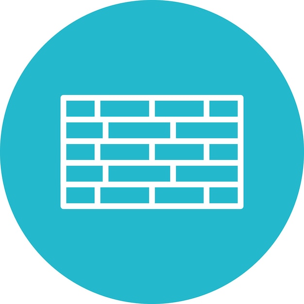 Brickwall vector icon illustration of Engineering iconset