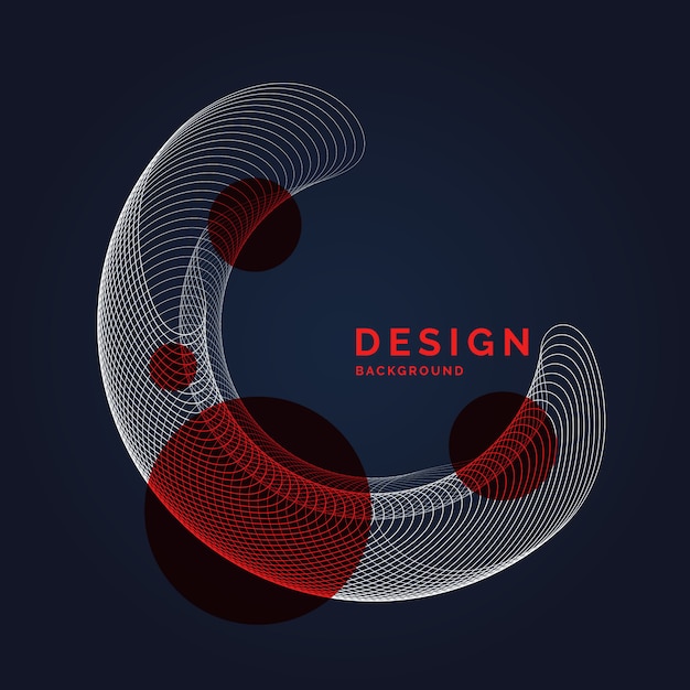 Bright abstract background with a dynamic waves