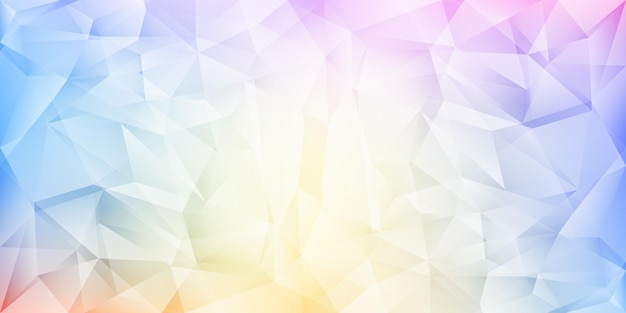bright colorful triangle polygon pattern background