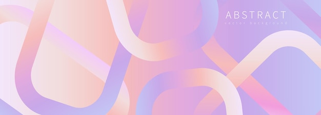 Bright neon summer geometric vector background in purpleorange colors