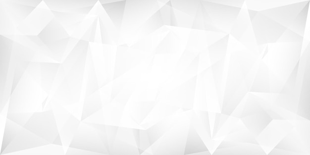 bright white triangular polygon pattern background
