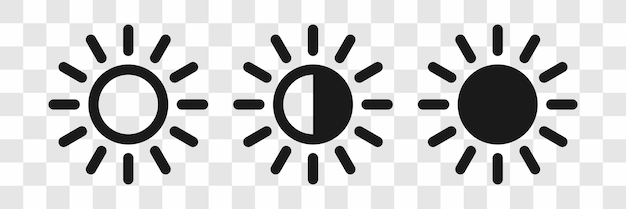 brightness control from bright to dark