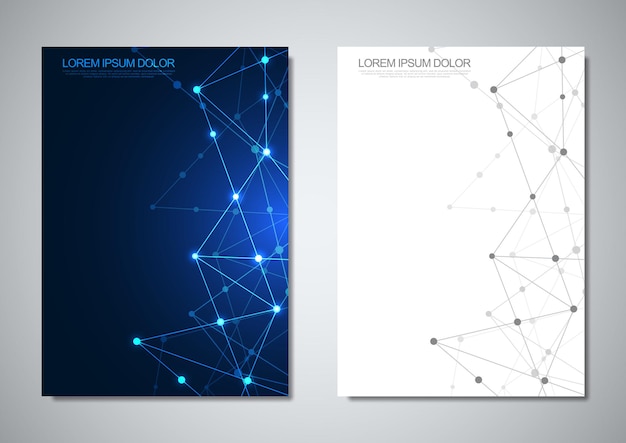 Brochure template or cover design
