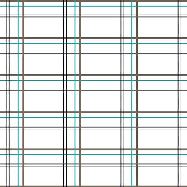 Brown and Teal Plaid Pattern