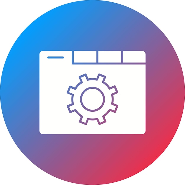 Browser Setting icon vector image Can be used for Web Hosting