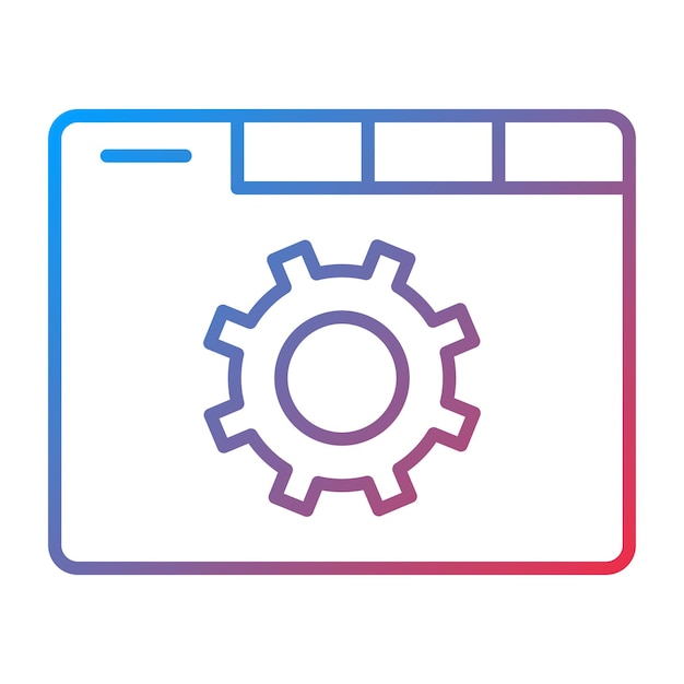 Browser Setting icon vector image Can be used for Web Hosting