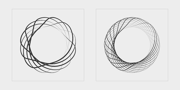 Brutalism shapes Trendy geometric postmodern figures Flat minimalist icons