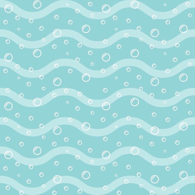 bubble water seamless pattern