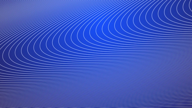 bue wavy curve line abstract background