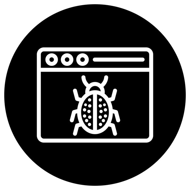 Bug Vector Icon Design Illustration