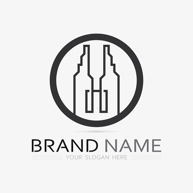 Building logo vector illustration designReal Estate logo template Logo symbol icon