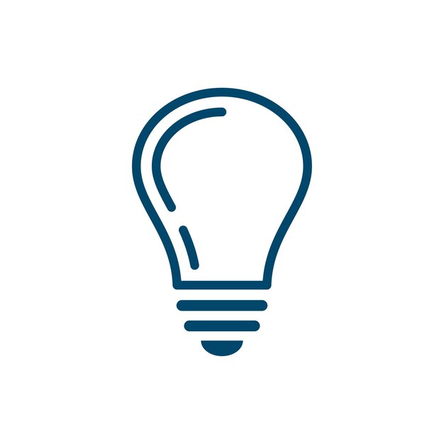 bulb icon vector design template