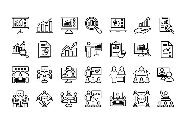 Business Analytics Icons