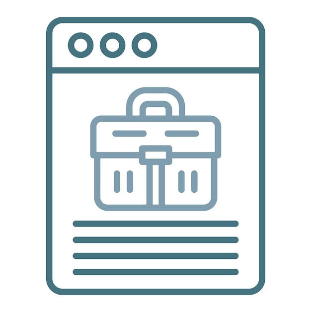 Business Application Flat Illustration