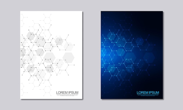 Business brochure or cover book page layout flyer design and poster template