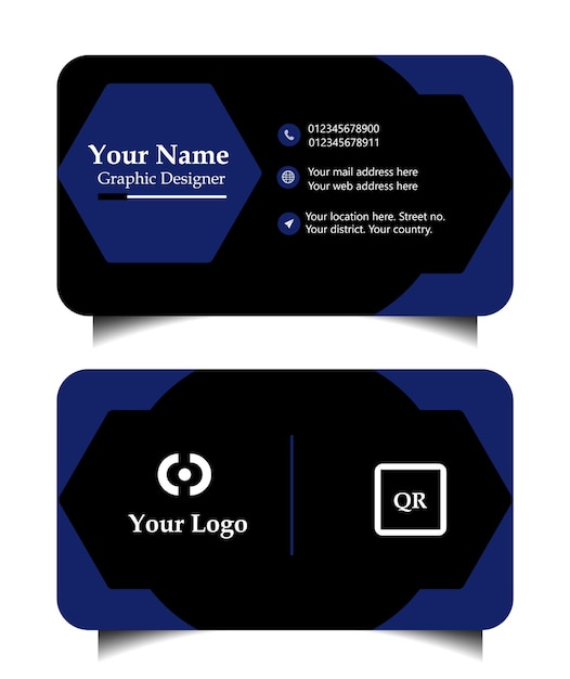 business cards with a logo that says your name on it