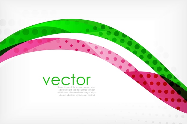 Business corporate abstract backgrounds wave brochure or flyer design templates Vector illustration