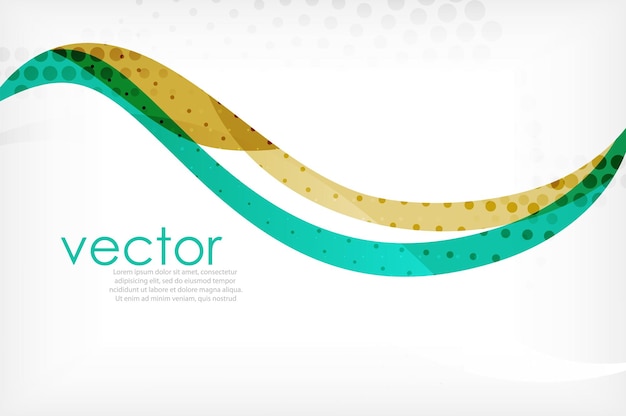 Business corporate abstract backgrounds wave brochure or flyer design templates Vector illustration