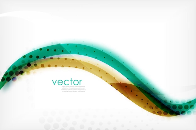 Business corporate abstract backgrounds wave brochure or flyer design templates Vector illustration