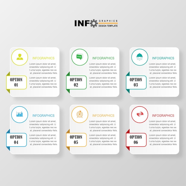 Business data visualization. Process chart. Abstract elements of graphs, diagrams with steps, option