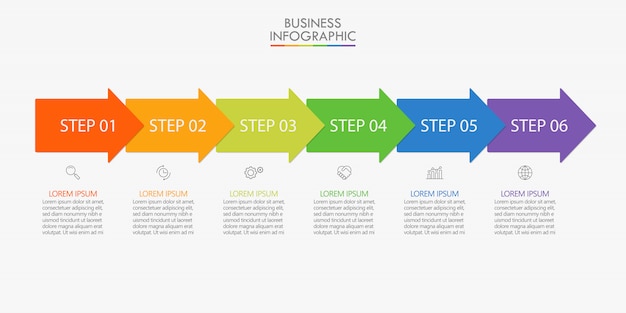 business data visualization. timeline infographic icons designed for abstract  template