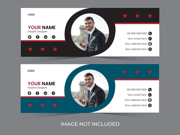business email signture design template