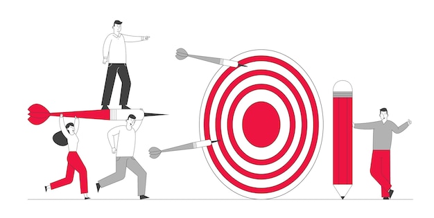 business goals achievement concept