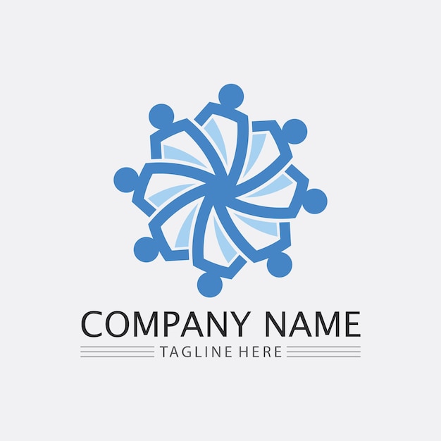 business icon and logo design vector graphic