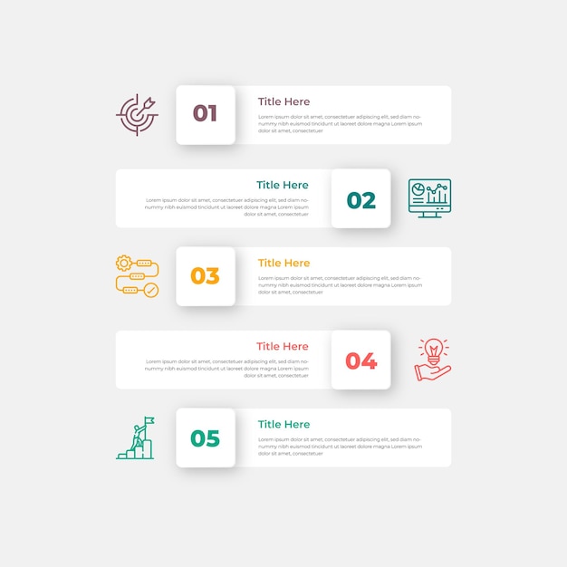 Business Infographic Design Template For Corporate Agency
