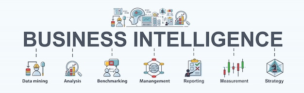 business intelligence steps for business plan, data mining, analysis and strategy.