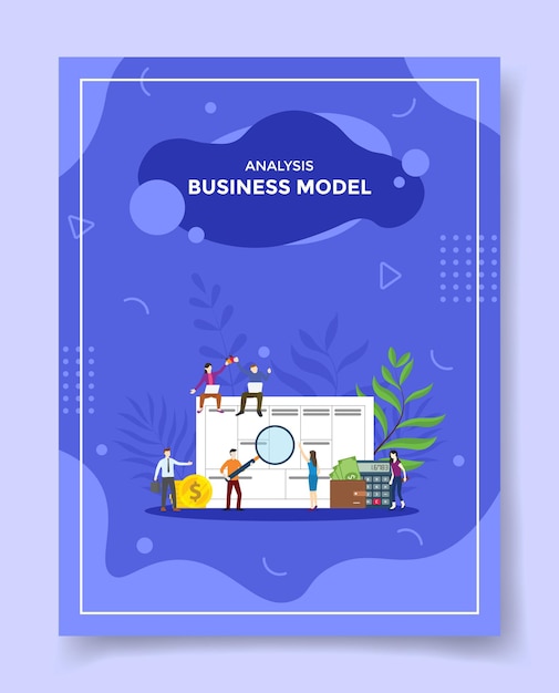 Business model business concept for template of banners, flyer, books, and magazine cover vector illustration