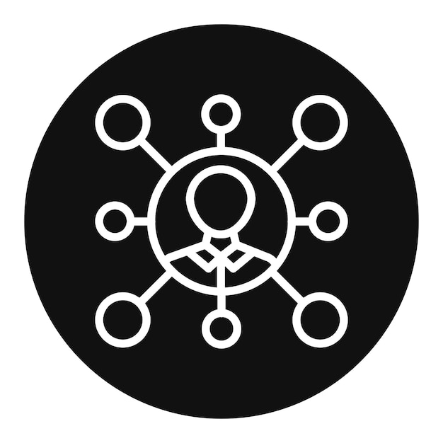 business networking icon vector image can be used for networking