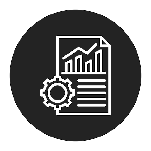 business performance icon vector image can be used for business performance