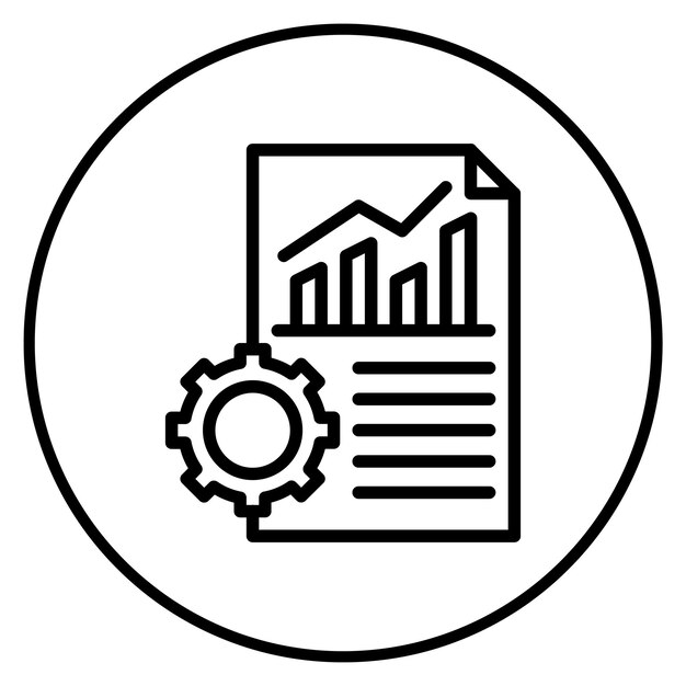 business performance icon vector image can be used for business performance