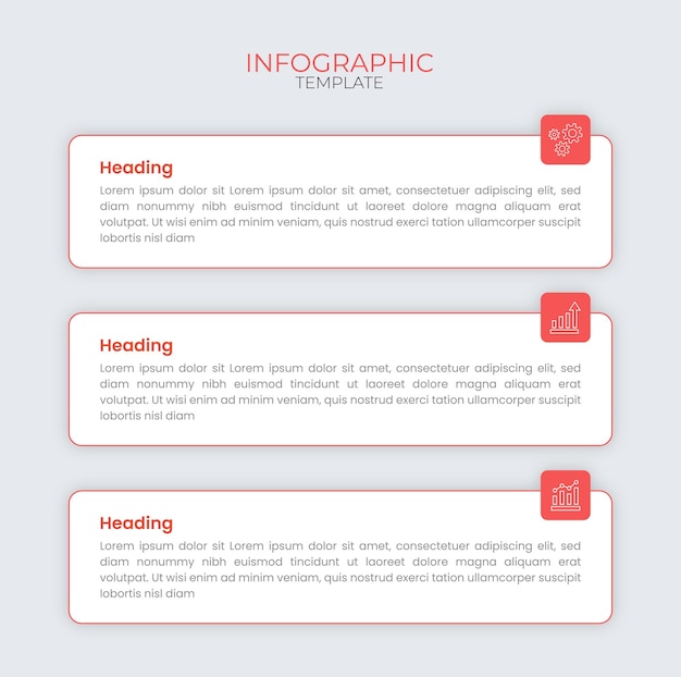 Business process infographic template 4 Steps infographics template