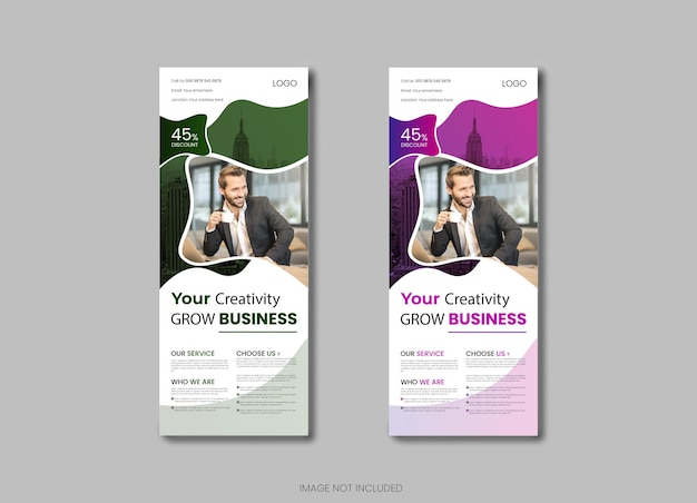 business roll up banner