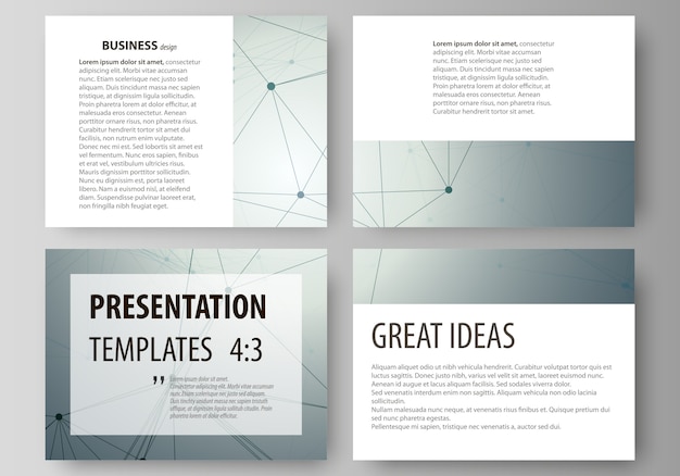 Business templates set