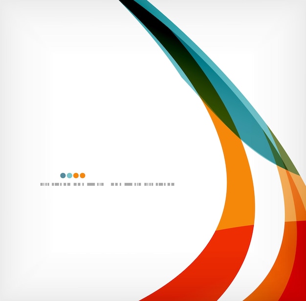 Business wave corporate background