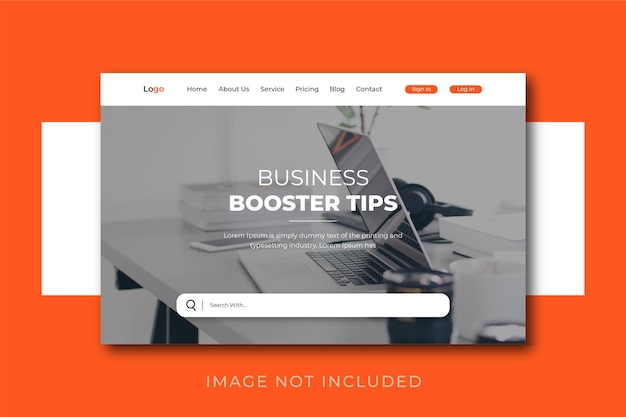Business Website header templat