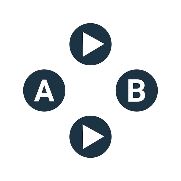Button buttons controller icon Simple editable vector design isolated on a white background