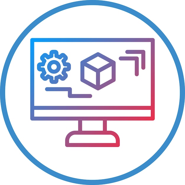 Cad Engineering Icon Style
